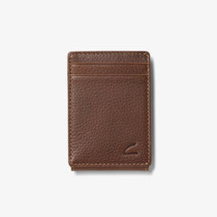 Premium Leather Wide Money Clip Wallet