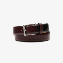 Leather Dress Belt Burnished