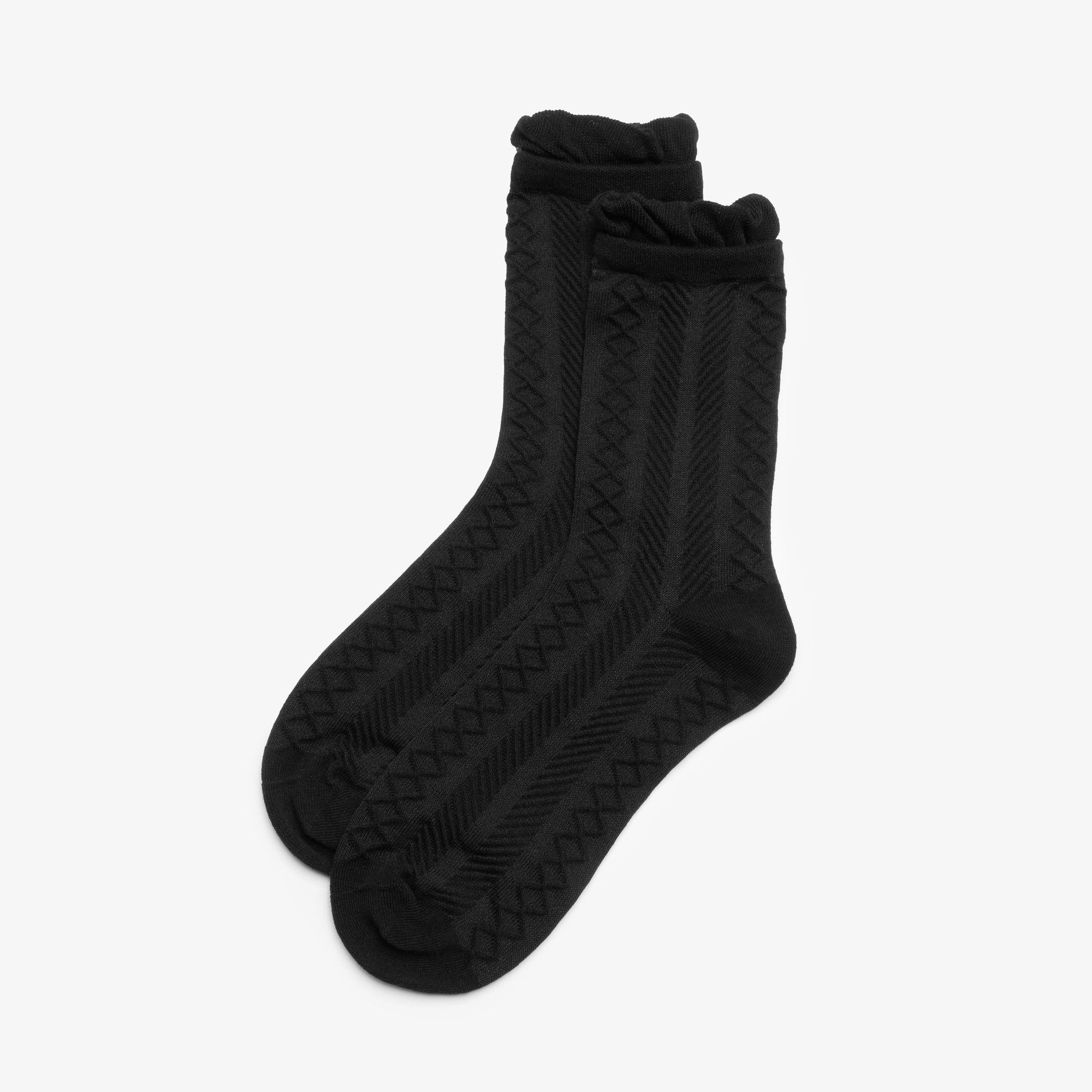 Ruffle Crew Sock